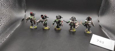 (5) Stormboyz Painted Orks Warhammer 40k -1663-