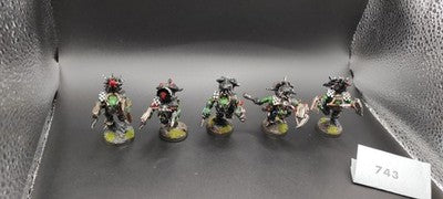 (5) Stormboyz Painted Orks Warhammer 40k -1663-