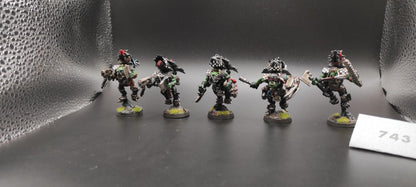 (5) Stormboyz Painted Orks Warhammer 40k -1663-