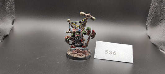 (1) Ork Mek with Custom Forcefield FINECAST Warhammer 40k -2498-