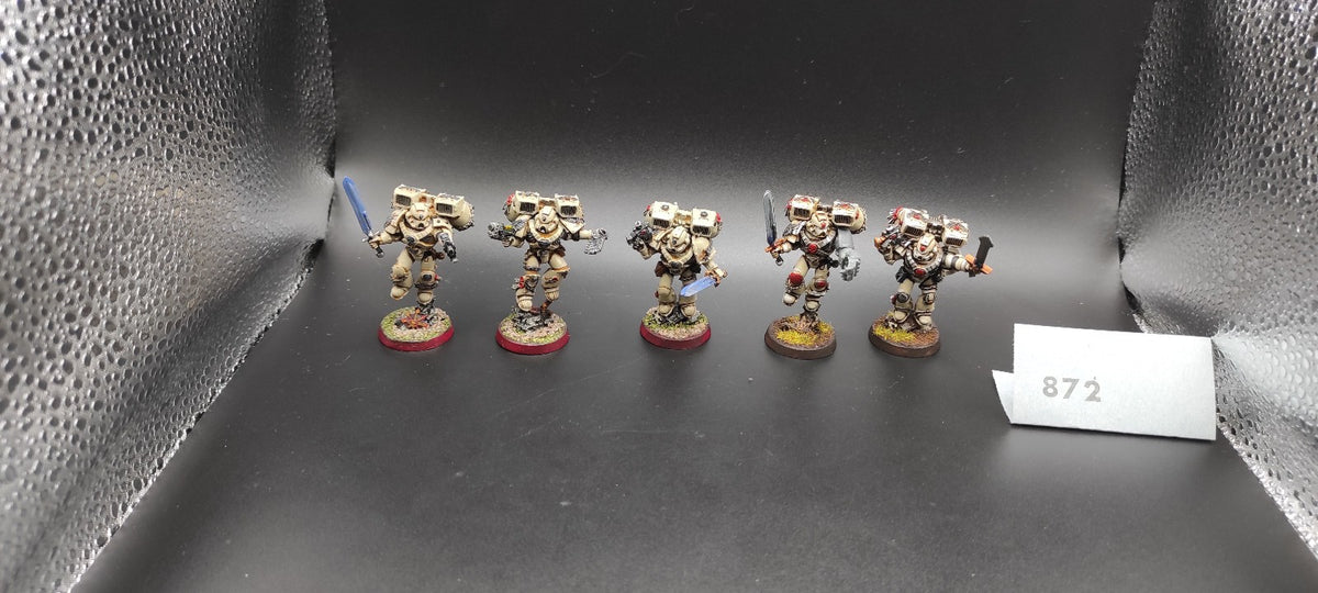(5) Space Marines Vanguard Veterans METAL OOP Warhammer 40k -1277-
