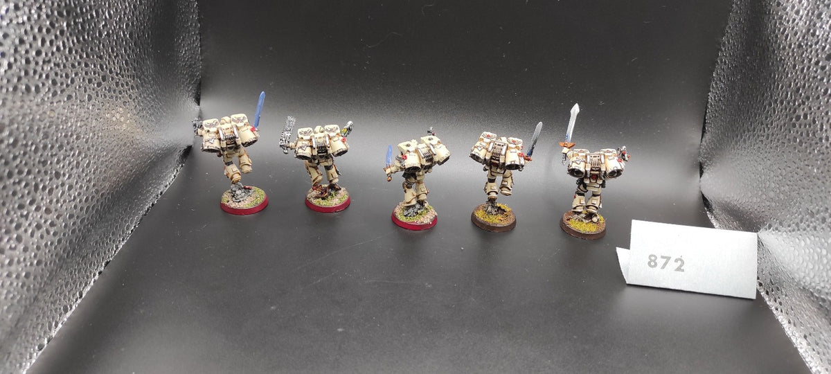 (5) Space Marines Vanguard Veterans METAL OOP Warhammer 40k -1277-