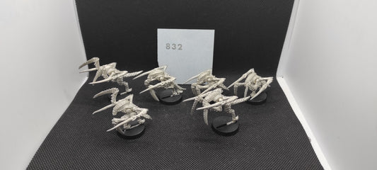 (6) Tyranids OOP Metal Hormagaunts Warhammer 40k -1702-