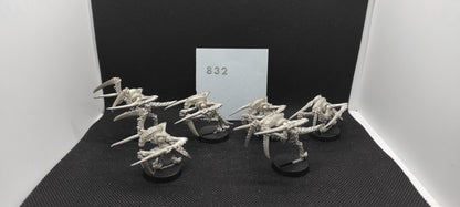 (6) Tyranids OOP Metal Hormagaunts Warhammer 40k -1702-
