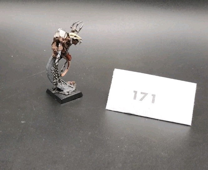 (1) Skaven Tretch Craventail Metal RARE Warhammer Fantasy Miniatures -2193-