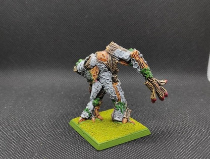 (1) Oldhammer Wood Elves Treeman Metal Propaint Original OOP Warhammer Fantasy Miniatures -1447-