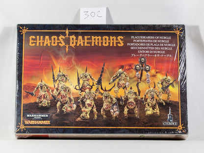 (10) Chaos Daemons Plaguebearers of Nurgle Box Warhammer Fantasy Miniatures -2005-