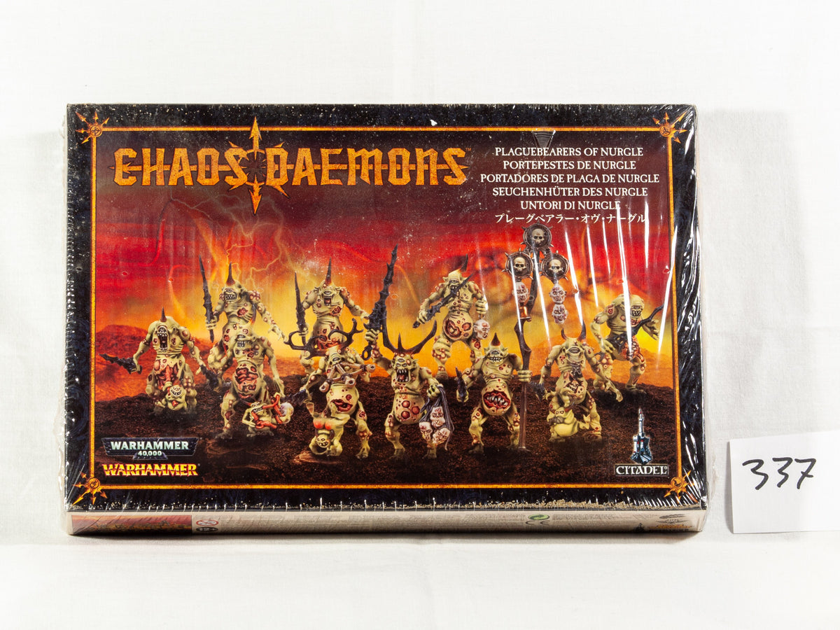 (10) Chaos Daemons Plaguebearers of Nurgle Box Warhammer Fantasy Miniatures -2515-