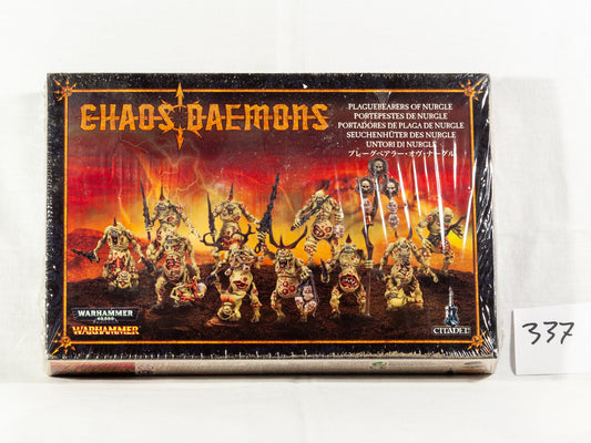 (10) Chaos Daemons Plaguebearers of Nurgle Box Warhammer Fantasy Miniatures -2515-