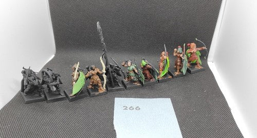 (10) Wood Elves Glade Guards Archers Warhammer Fantasy Miniatures -1949-