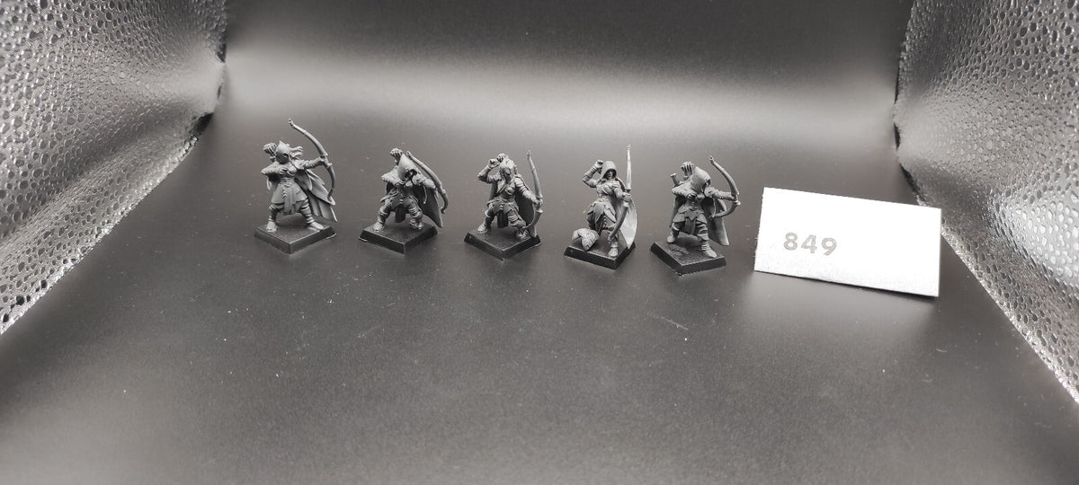 (5) Wood Elves Glade Guards Archers Warhammer Fantasy Miniatures -2054-