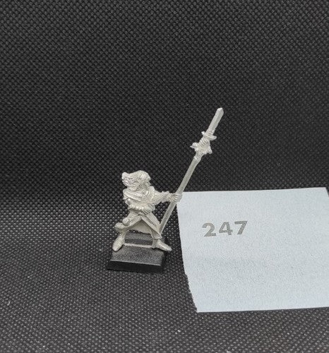 (1) Wood Elves Hero Champion Standard Bearer OOP Metal Warhammer Fantasy Miniatures -1934-