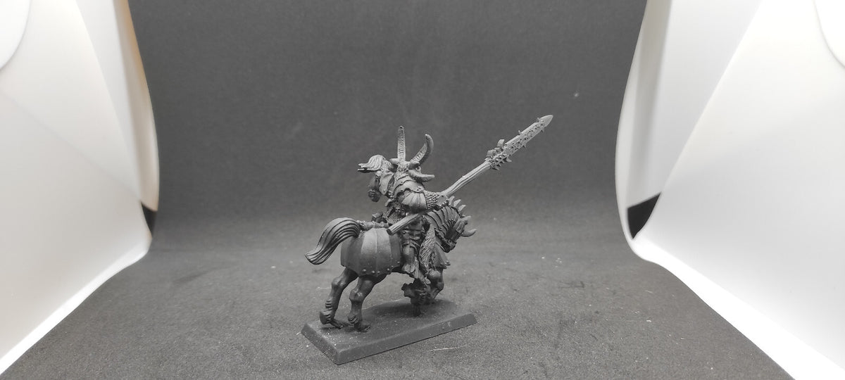 (1) Chaos Lord Knight Champion METAL OOP 4th Ed Warriors of Chaos Warhammer Fantasy Miniatures -1054-