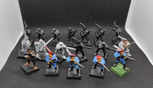 (18) Empire Handgunner Plastic OOP Warhammer Fantasy Miniatures -1704-