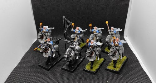 (8) Empire Knights Templars White Wolf OOP Warhammer Fantasy Miniatures -1378-