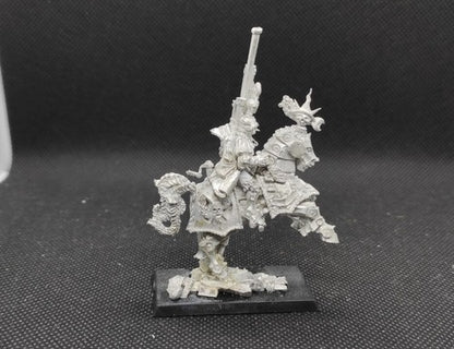 (1) Empire Engineer on Mechanical Steed Metal OOP Warhammer Fantasy Miniatures -1657-