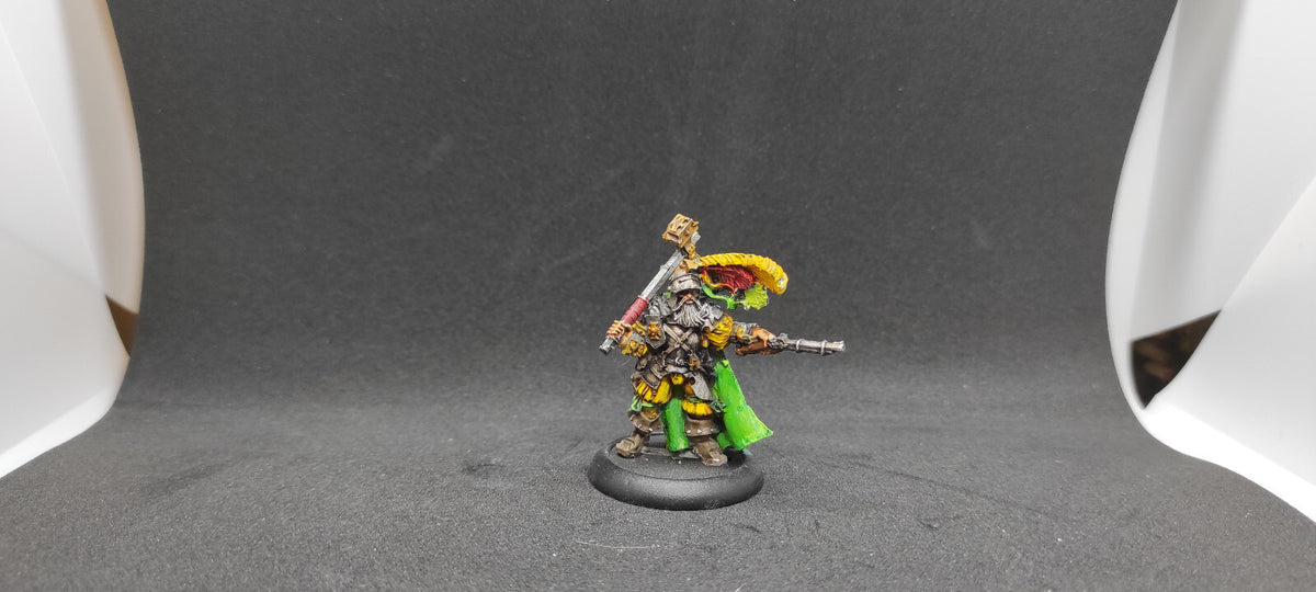 (1) Empire Hero Captain with Pistol Finecast OOP Warhammer Fantasy Miniatures -2052-