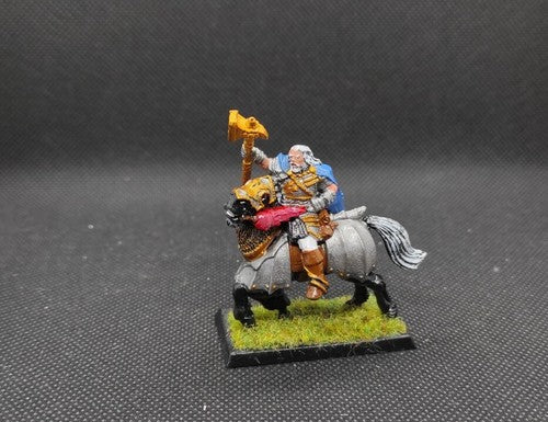 (1) Empire Hero Valten 2nd on Horse OOP Warhammer Fantasy Miniatures -1380-