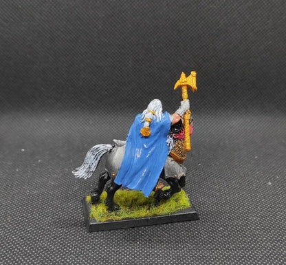 (1) Empire Hero Valten 2nd on Horse OOP Warhammer Fantasy Miniatures -1380-