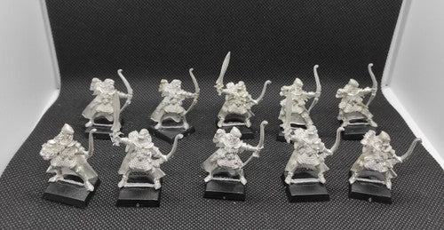 (10) High Elves Shadow Warriors Metal OOP Warhammer Fantasy Miniatures -1864-