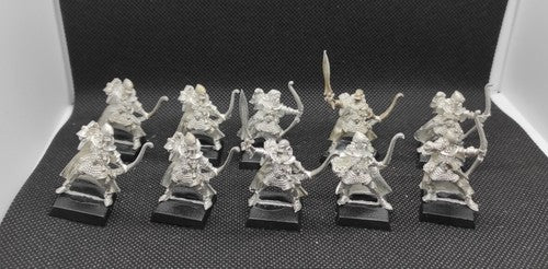 (10) High Elves Shadow Warriors Metal OOP Warhammer Fantasy Miniatures -1865-