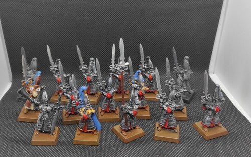 (16) High Elves Swordmasters of Hoeth Metal OOP Warhammer Fantasy Miniatures -1946-