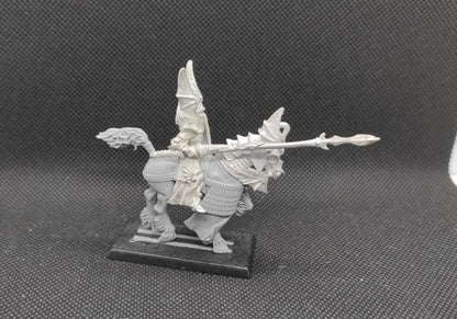 (1) High Elves Hero Lord on Horse Dragon Prince Metal OOP Warhammer Fantasy Miniatures -1943-