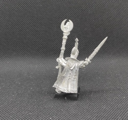 (1) High Elves Hero Lord Teclis Loremaster Metal OOP Warhammer Fantasy Miniatures -1870-