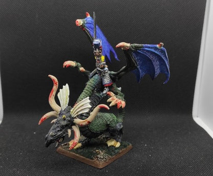 (1) High Elves Lord Dragon Dragonlord Full Metal OOP Warhammer Fantasy Miniatures -1867-
