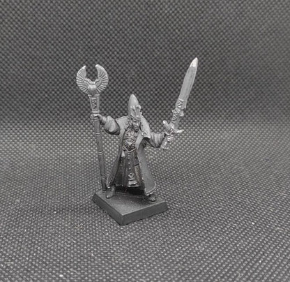 (1) High Elves Mage Hero Lord Character Metal OOP Warhammer Fantasy Miniatures -1869-
