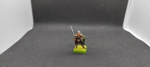 (1) Oldhammer Wood Elves Hero Plastic Propaint Original OOP Warhammer Fantasy Miniatures -1446-