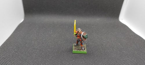 (1) Oldhammer Wood Elves Hero Propaint Original OOP Warhammer Fantasy Miniatures -1445-