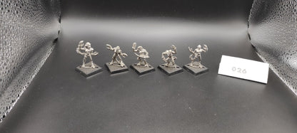 (5) Chaos Daemons Daemonettes METAL OOP Slaanesh Warhammer Fantasy Miniatures -1292-
