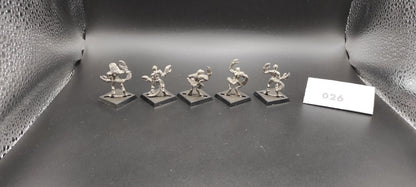 (5) Chaos Daemons Daemonettes METAL OOP Slaanesh Warhammer Fantasy Miniatures -1292-