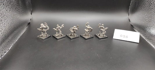 (5) Chaos Daemons Daemonettes METAL OOP Slaanesh Warhammer Fantasy Miniatures -1292-