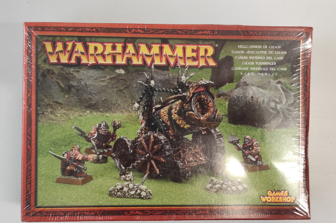 (1) Hellcannon of Chaos METAL NEW SEALED RARE OOP Warriors of Chaos Warhammer Fantasy Miniatures -2503-