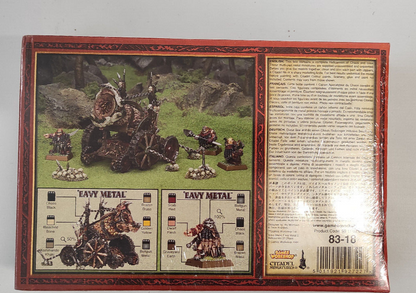 (1) Hellcannon of Chaos METAL NEW SEALED RARE OOP Warriors of Chaos Warhammer Fantasy Miniatures -2503-