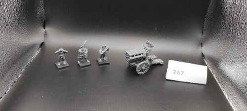 (4) Empire Volley Gun Warhammer Fantasy Miniatures -2212-