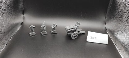 (4) Empire Volley Gun Warhammer Fantasy Miniatures -2212-
