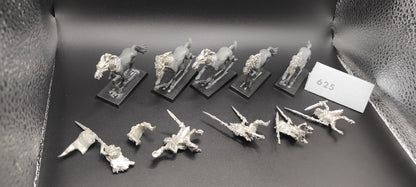 (5) Wood Elves Kurnous Riders Wild Metal Warhammer Fantasy Miniatures -1963-