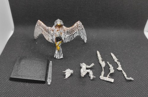 (1) Wood Elves Warhawk Rider Metal OOP Warhammer Fantasy Miniatures -1868-